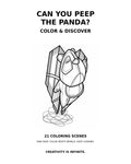 Can You Peep the Panda? Color & Discover digital coloring book cover